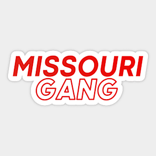 Missouri Gang Sticker